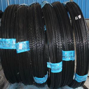 Roedd olew wedi'i haddasu yn cymedroli'r gwifren ddur siâp arbennig